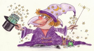 GrößenänderungJustus als Zauberer